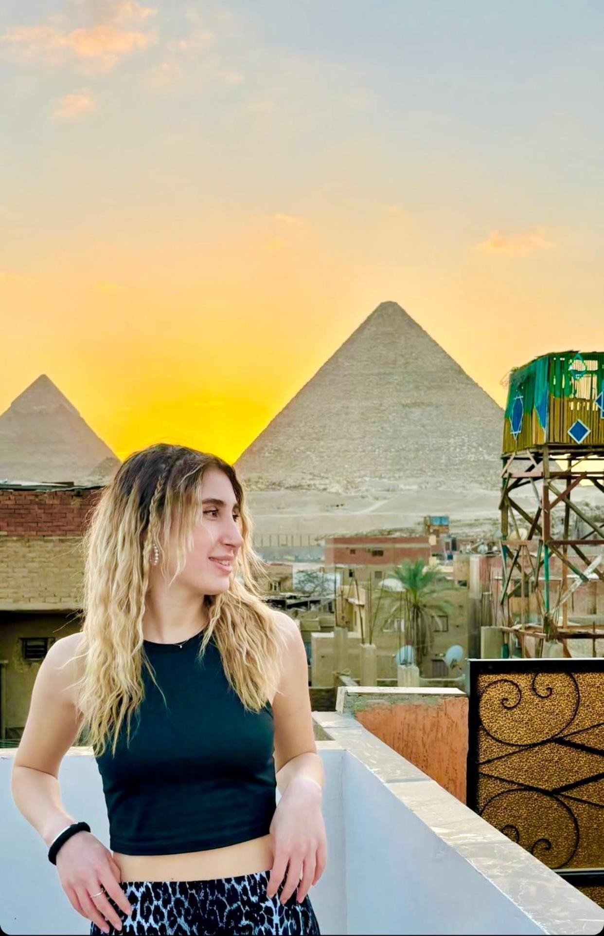 Ferienwohnung Horus Pyramids View Kairo Exterior foto