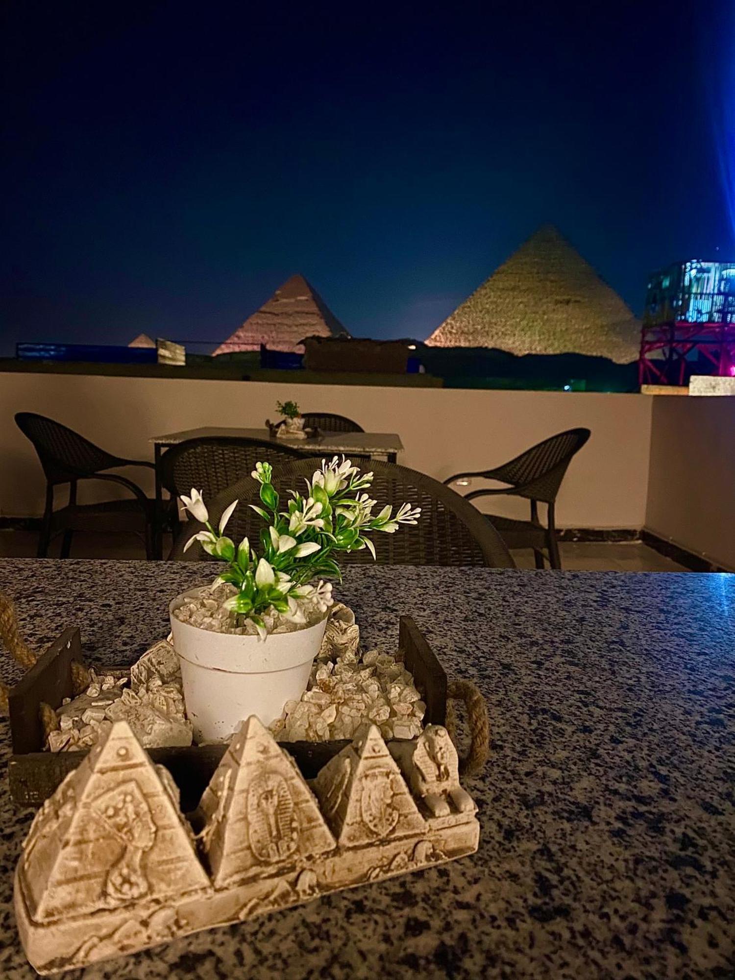 Ferienwohnung Horus Pyramids View Kairo Exterior foto
