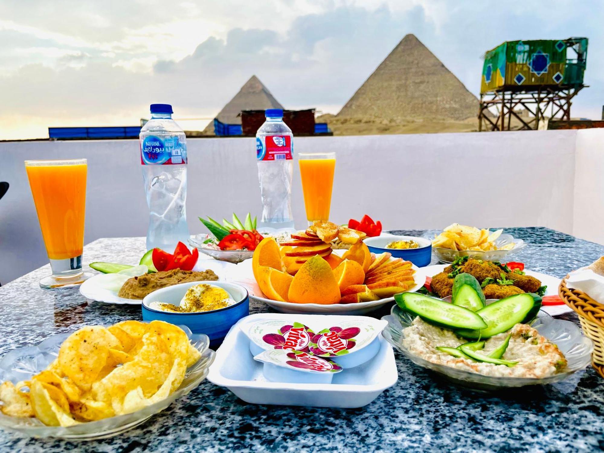 Ferienwohnung Horus Pyramids View Kairo Exterior foto