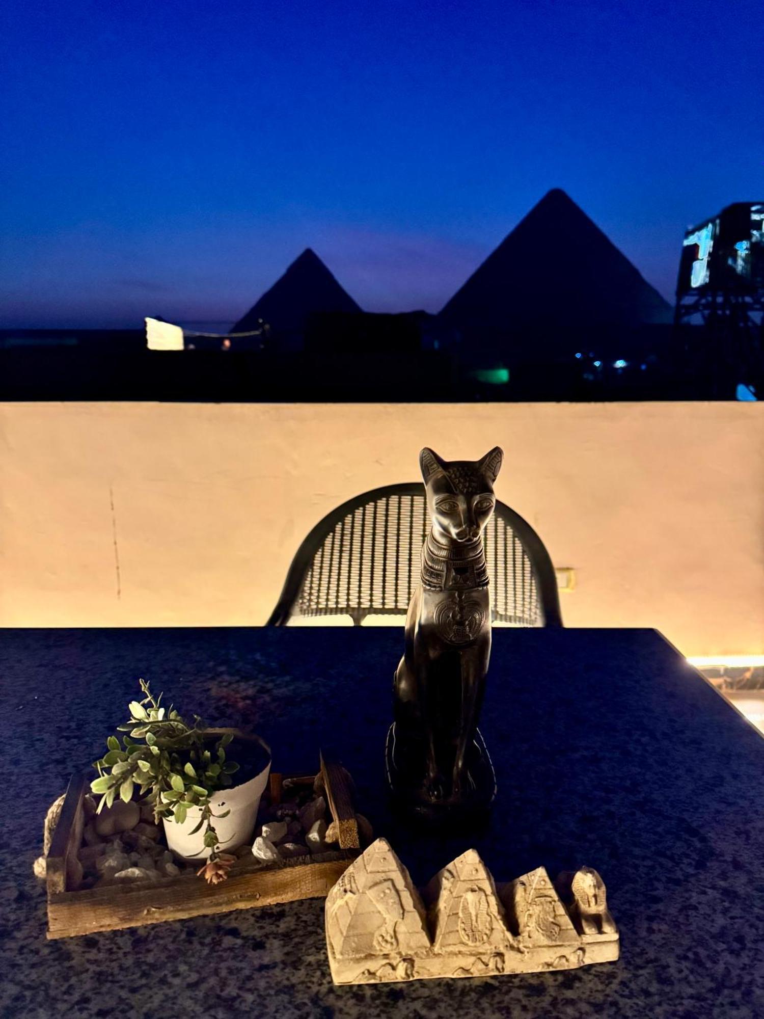 Ferienwohnung Horus Pyramids View Kairo Exterior foto