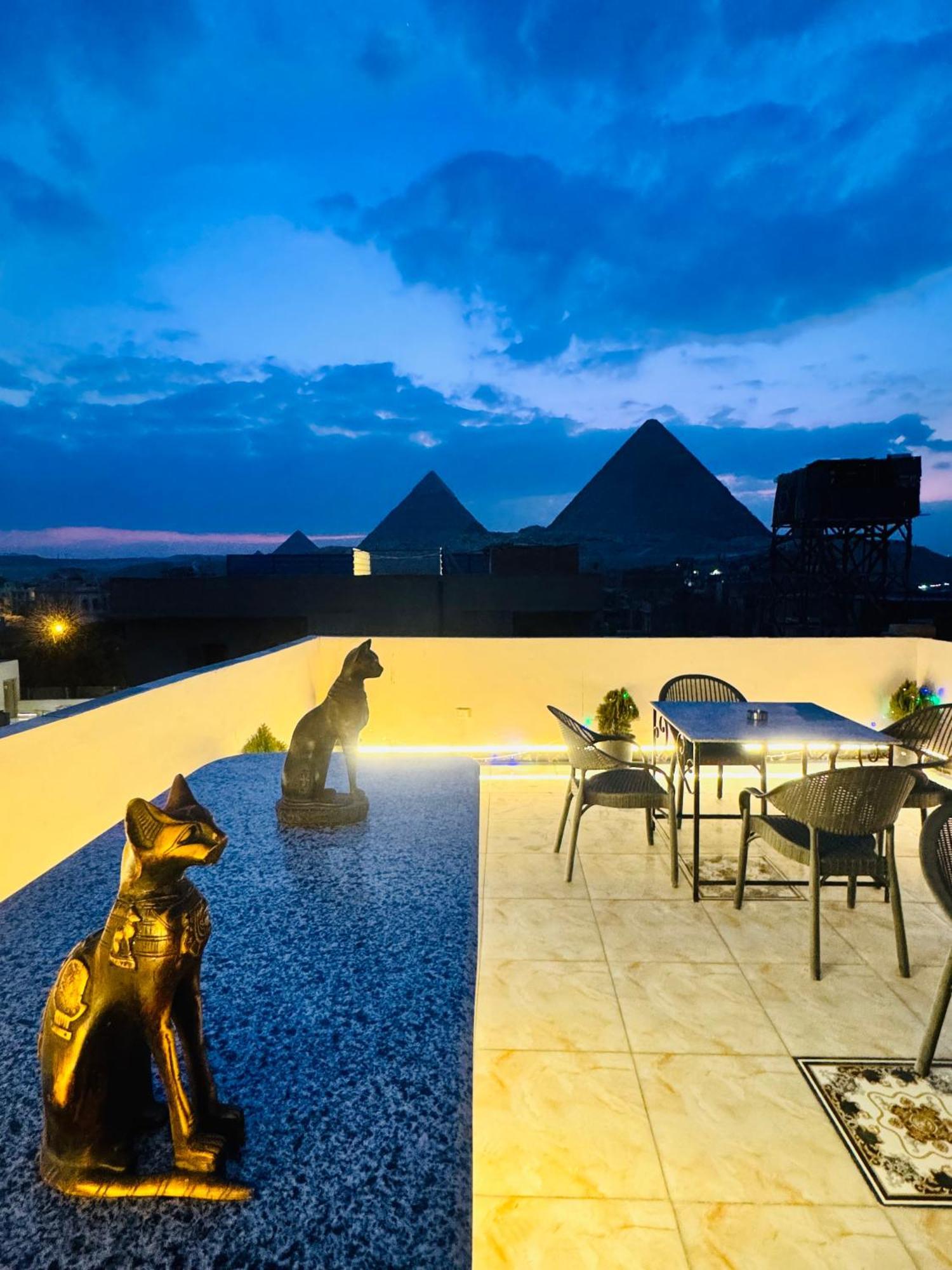 Ferienwohnung Horus Pyramids View Kairo Exterior foto