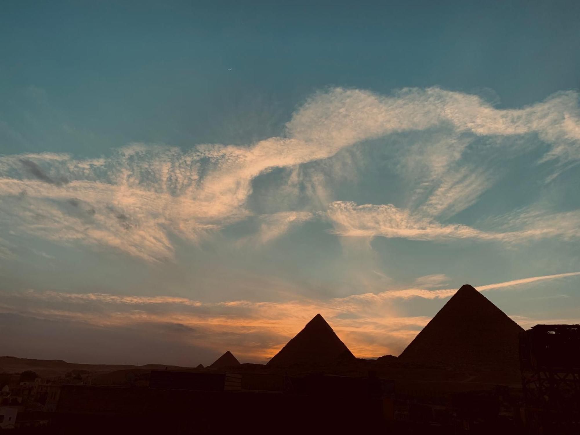 Ferienwohnung Horus Pyramids View Kairo Exterior foto