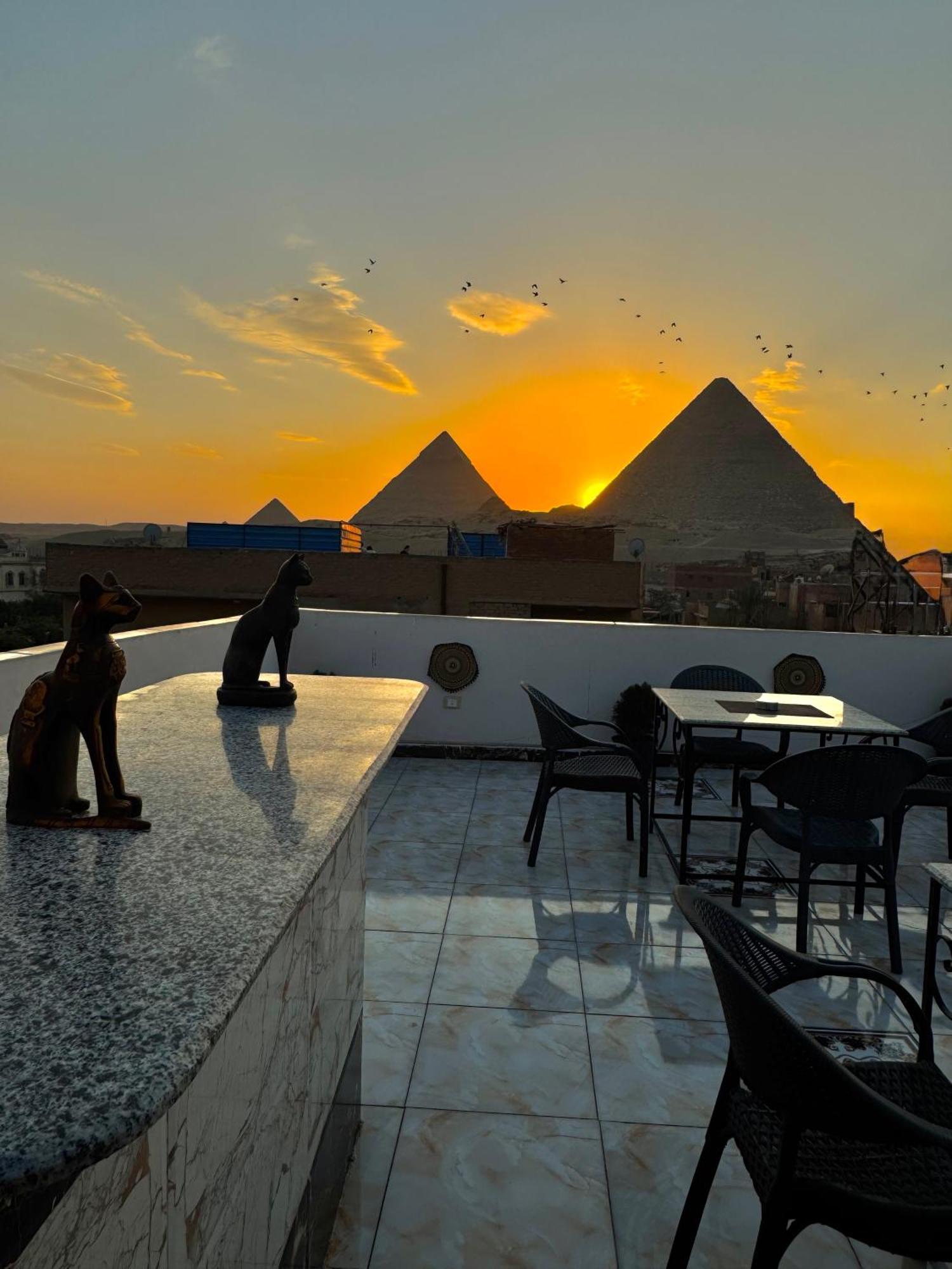 Ferienwohnung Horus Pyramids View Kairo Exterior foto
