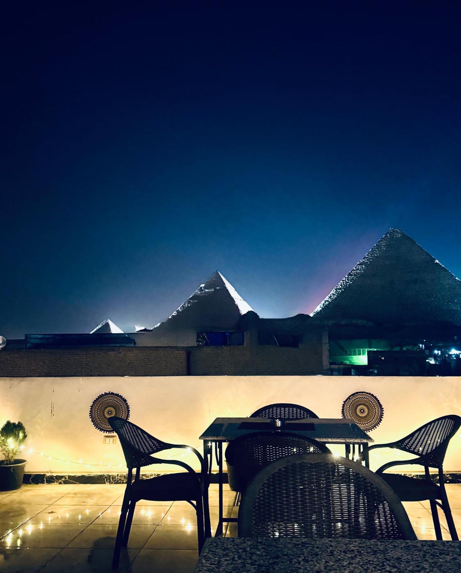 Ferienwohnung Horus Pyramids View Kairo Exterior foto