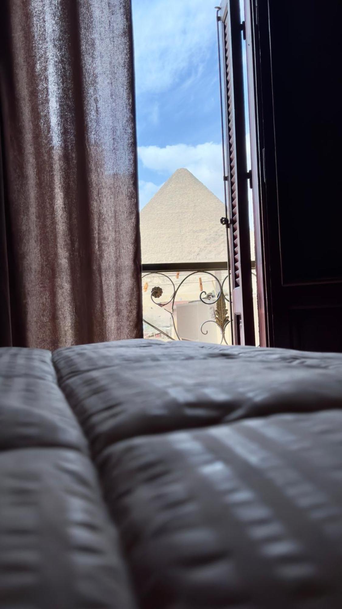 Ferienwohnung Horus Pyramids View Kairo Exterior foto