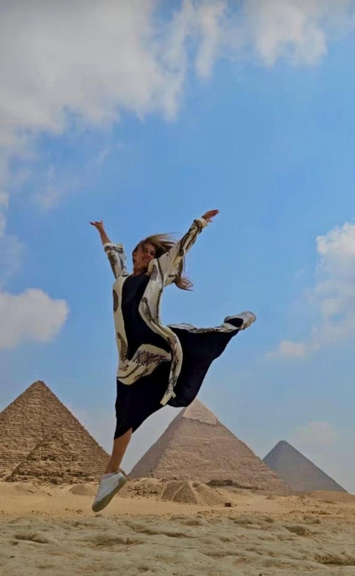 Ferienwohnung Horus Pyramids View Kairo Exterior foto